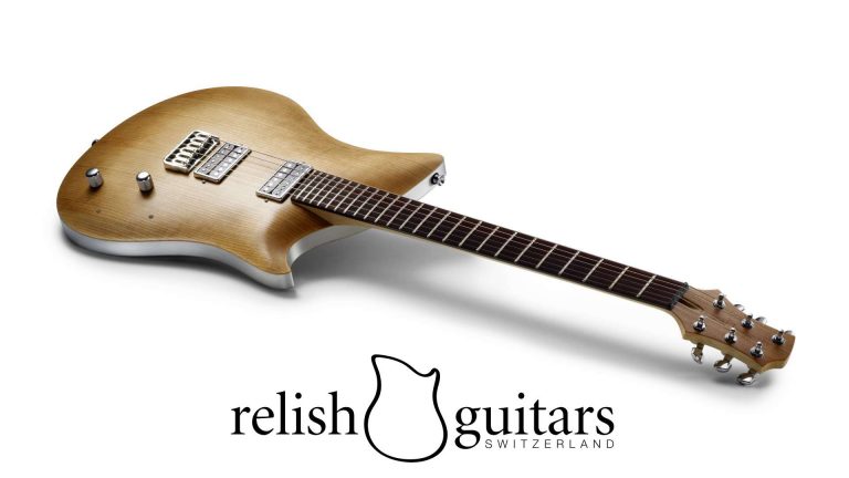 guitars by relish guitars a guitar with a white background