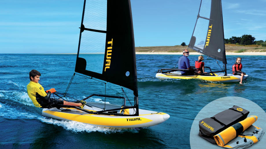 inflatable boat by Tiwal Inflatable Boat Sailing Water