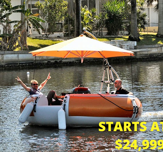 bbq donut boat
