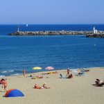 nude beaches in Leucate Plage France people laying on the beach naked