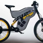 electric bikes by GreyP featuring a grey and yellow bike with a white background