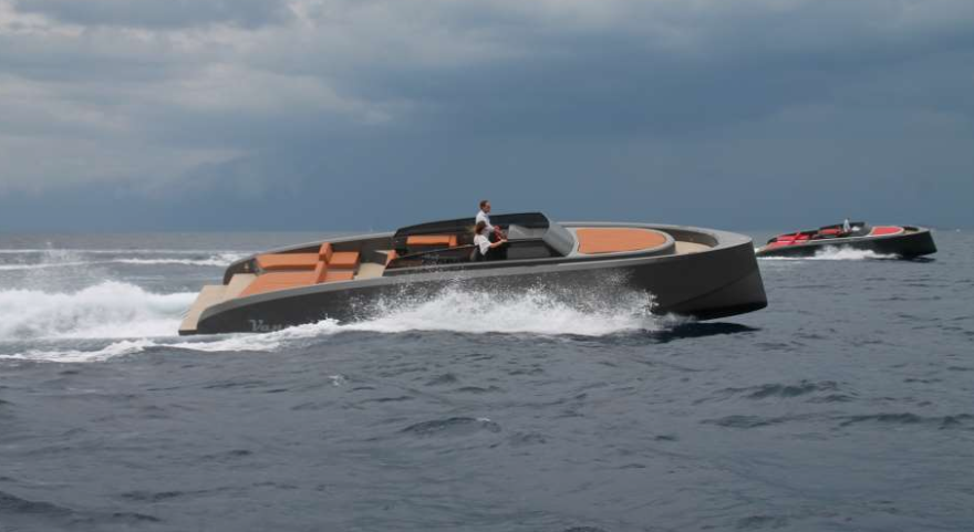yachts by vanquish yachts racing another yacht in the ocean